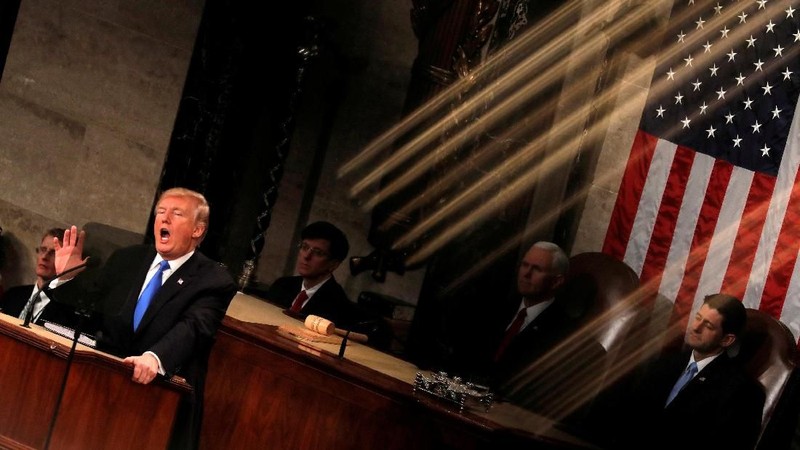 Presiden Donald Trump menghadapi beragam pertempuran sepanjang tahun 2018.