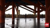 Bangunan seluas 2,456 meter persegi tersebut tak pernah digunakan sebagaimana fungsinya. (CNN Indonesia/ Hesti Rika)