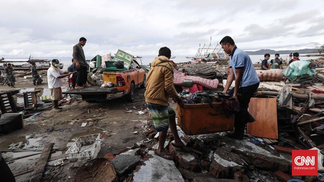 Korban Tewas Tsunami Selat Sunda Mayoritas Wisatawan