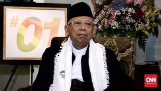 Soal Sepak Bola, Ma'ruf Ingin indonesia Seperti Saat ia Muda
