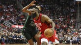 James Harden terus tampil gemilang. Houston Rockets mencetak 70 poin di dua kuarter terakhir dan menyudahi laga dengan kemenangan 127-113. (REUTERS/Troy Taormina-USA TODAY Sports)
