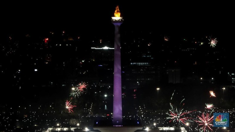 Kemeriahan pesta kembang api perayaan malam tahun baru di berbagai penjuru dunia.