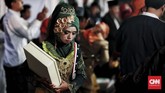Nikah massal baru mulai digelar oleh Pemprov DKI sebagai salah satu perayaan malam tahun baru pada tahun ini. (CNN Indonesia/Andry Novelino)