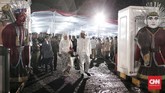Acara nikah massal pada malam pergantian tahun diharapkan menjadi momen berkesan bagi para pasangan karena diperingati oleh semua orang di seluruh dunia. (CNN Indonesia/Andry Novelino)