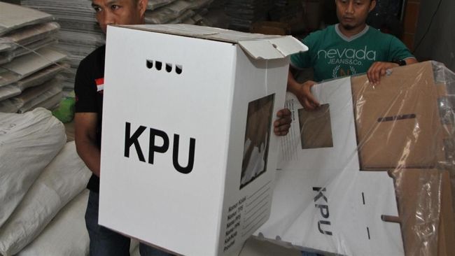 KPU Temukan 46 Kotak Suara Pemilu 2019 di NTT Rusak