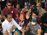 Janji Jokowi: Bangun Rumah Buat Pengungsi Tsunami Selat Sunda