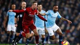 Manchester City menjamu Liverpool dalam lanjutan Liga Primer Inggris 2018/2019 di Stadion Etihad, Manchester, Jumat (4/1) dini hari WIB. (Action Images via Reuters/Jason Cairnduff)