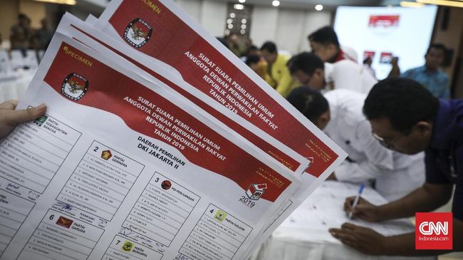 Kpu Resmi Cetak Surat Suara Pemilu 2019 Hari Ini