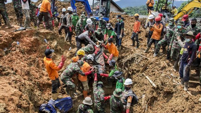 Longsor Sukabumi Telan 31 Korban Jiwa, Dua dalam Pencarian