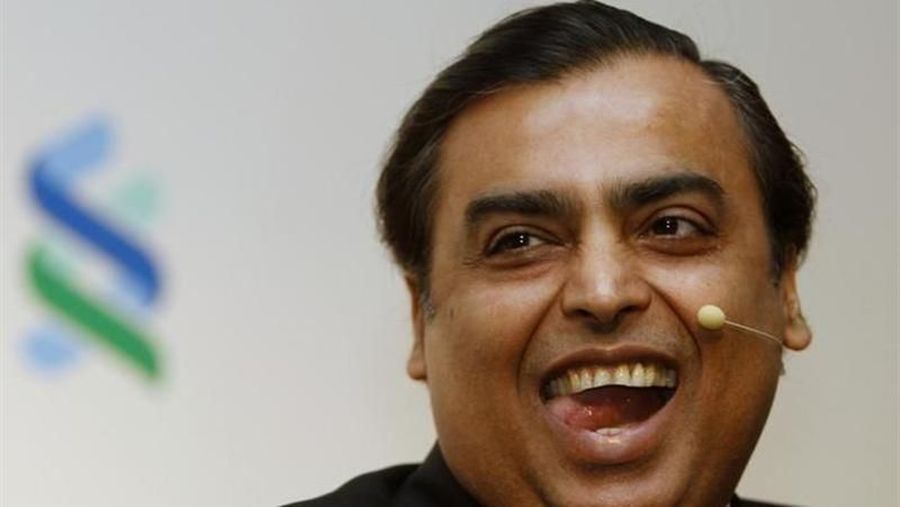 Mukesh Ambani, Chairman and Managing Director of Reliance Industries, reacts during the 2011 spring membership meeting organised by the Institute of International Finance (IIF) in New Delhi March 4, 2011. REUTERS/B Mathur/Files