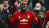 Selepas pertandingan Romelu Lukaku kembali tajam berkat nasihat manajer Ole Gunnar Solskjaer. (Reuters/Jason Cairnduff)