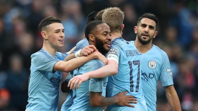 Manchester City Menang 7-0 Atas Rotherham United di Piala FA