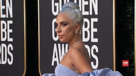 VIDEO: Lady Gaga Serba Biru di Golden Globe Awards 2019