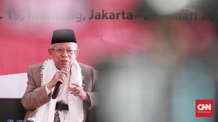 Ma'ruf Amin Dukung Saran JK Tolak Ahok Gabung Tim Jokowi