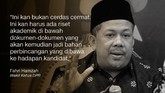 Wakil Ketua DPR Fahri Hamzah.