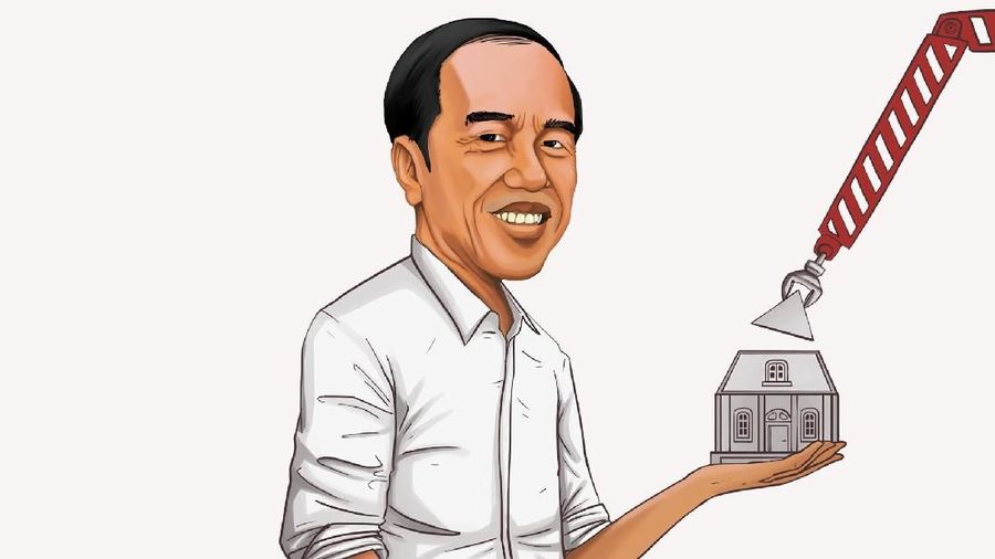 Infografis Program Rumah Jokowi Tembus Target