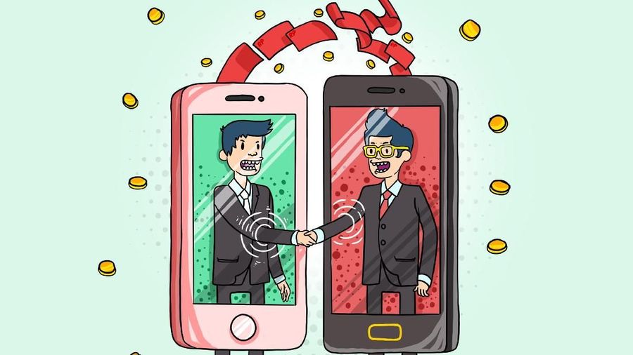 infografis 10 daftar fintech baru yang terdatar di OJK