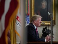 Walk Out dari Rapat Tembok Batas, Trump: Buang-buang Waktu!