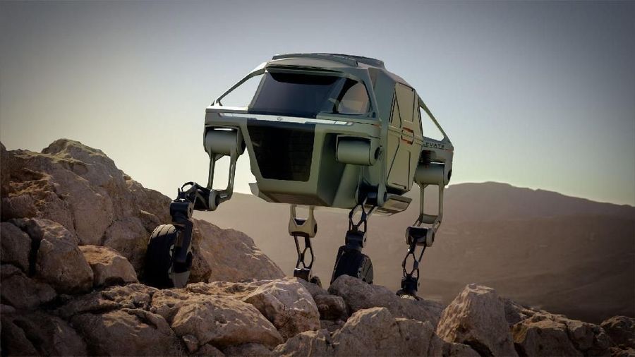 Hyundai luncurkan mobil yang memiliki kaki robot yang bisa digunakan di daerah bencana.