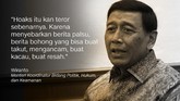 Wiranto, Menteri Koordinator Bidang Politik, Hukum, dan Keamanan.