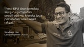 Sandiaga Uno, Cawapres nomor urut 02.