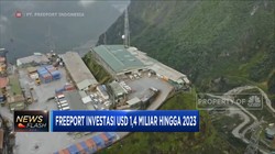 Freeport Investasi USD 1,4 Miliar di Tambang Grasberg