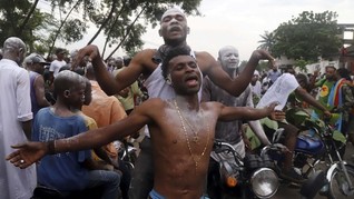 FOTO: Sukacita Kelompok Oposisi Usai Menang di Pilpres Kongo
