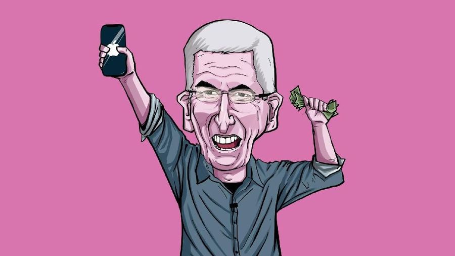 Sejak 2012 iPhone menjadi tulang punggung penjualan Apple Inc. Kontribusinya selalu di atas 50% dari total penjualan.