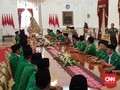 Gus Yaqut dan Pengurus Ansor Temui Jokowi di Istana