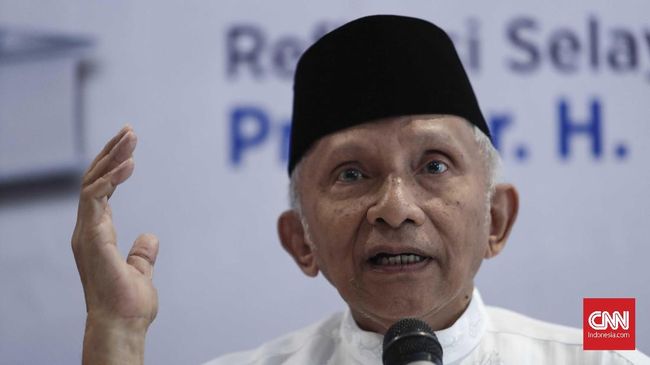 Amien Rais Curiga Jokowi Pura-pura Tak Tahu Ada Kontrol Mafia