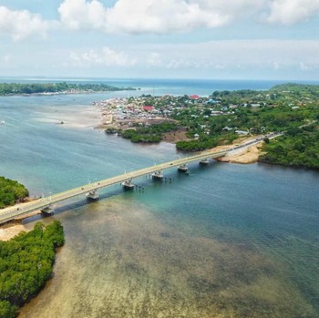 Inilah Jembatan Indah di Atas Laut Maluku Hasil Jualan Sukuk