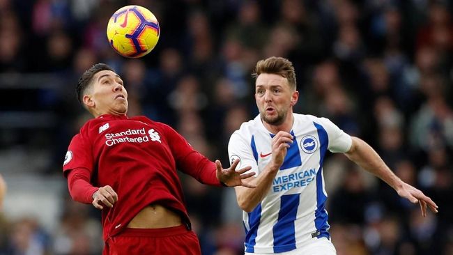 Liverpool Ditahan Imbang Brighton di Babak Pertama