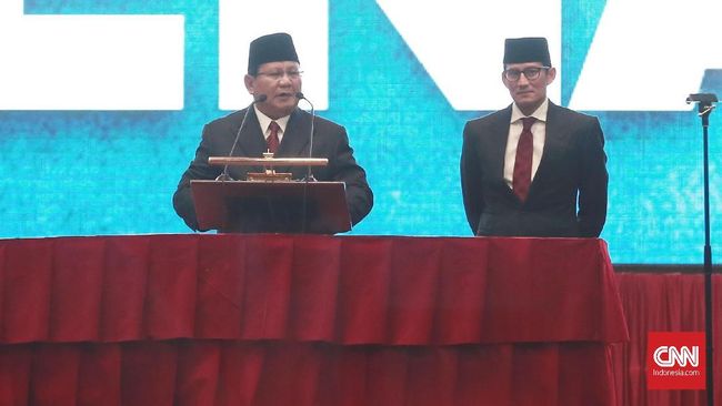 Jelang Pemilu, Prabowo-Sandi Fokus 'Garap' Jateng dan Jatim