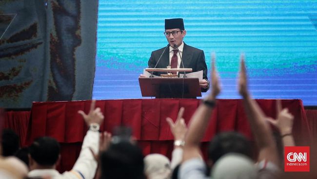 Soal Mundur, Sandi Sebut Prabowo Hanya Ingin Pemilu Jurdil