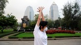 Kondisi udara buruk di Bangkok terjadi pada rentang Januari hingga Maret,dan Indeks Kualitas Udara mencapai 130. (REUTERS/Soe Zeya Tun)