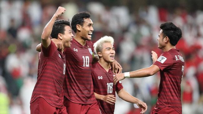Timnas Thailand Lolos ke Babak 16 Besar Piala Asia 2019