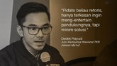 Dedek Prayudi, Juru Kampanye Nasional TKN Jokowi-Ma'ruf.