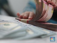 Penutupan Pasar: Rupiah Tertekan 20 Poin ke Rp 14.315/US$