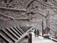 Srinagar Dilanda Cuaca Dingin dan Salju