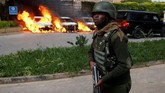Serangan teror berupa bom bunuh diri dan penembakan terjadi di Ibu Kota Kenya, Nairobi. (REUTERS/Njeri Mwangi)