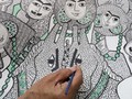 FOTO: Menjaga Seni Lukis Mesir dari Bahan-bahan Alam