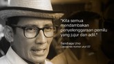 Sandiaga Uno, Cawapres nomor urut 02.