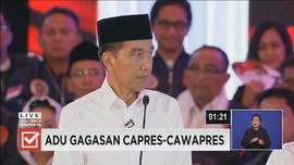 VIDEO: Pesan Terakhir Jokowi dalam Debat Capres Perdana