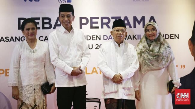  Baju Koko Tampil di Debat Capres 2019 