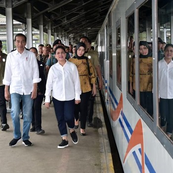 Usai Debat, Jokowi ke Garut Cek Reaktivasi Rel Cibatu-Garut