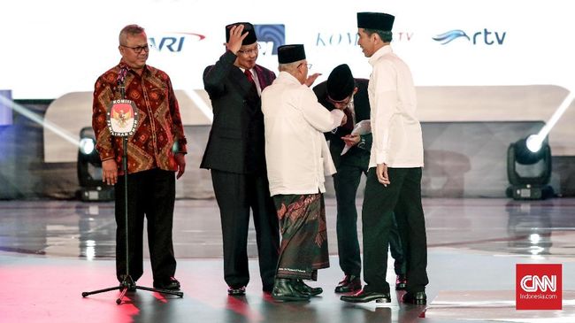 Debat Ma'ruf Vs Sandi Dikawal 6 Anggota Komite Damai