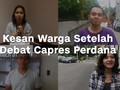 VIDEO: Kesan Warga Setelah Debat Capres Perdana