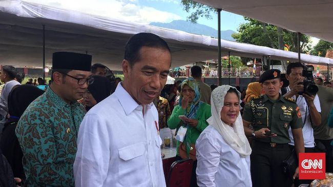 Di Garut, Jokowi Bercerita Pernah Hidup Sulit di Pinggir Kali