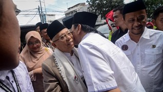 Ma'ruf Amin Sebut Hoaks Sama dengan Tsunami Teknologi