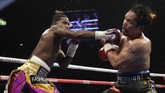 Dalam pertarungan di MGM Grand Arena itu, Manny Pacquiao sukses mendaratkan 112 pukulan ke lawan dari 568 percobaan. Sementara Adrien Broner hanya 50 pukulan dari 295 percobaan. (Joe Camporeale-USA TODAY Sports)
